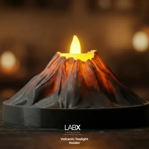 Volcanic Tealight Holder