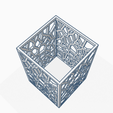Porta Lápis Voronoi 4.PNG STL file Pencil Holder Cup・3D printing idea to download