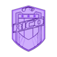 rico.stl Judge Dredd Rico Badge