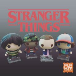 strangerthings (2).jpg Fichier STL gratuit Stranger Things Saison One Set・Design à télécharger et à imprimer en 3D, purakito
