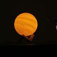 Captura.jpg Jupiter 3D model Lamp. Jupiter Litophane Ø 13cm. Lampara de Jupiter.