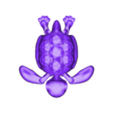 TurtleBottleOpener.stl Cute Articulated Turtle Bottle Opener - Print in Place - Flexi