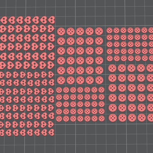 BJD Dollfie Dream Buttons  Heart & Classic Styles (DD / MDD)