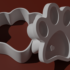 patita-4.png Puppy Paw Cookie Cutter (Dog Paw Cookie Cutter)