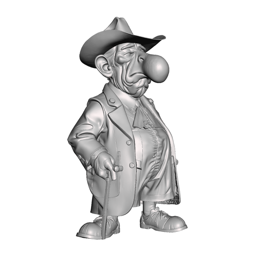 b16 Man with a big nose funny