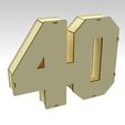 40_modelo-3d_Tapa-Ciega_render.jpeg 3D Number 40 Gift Box Design For Laser Cut & CNC Router