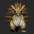 sandslash-5.jpg Pokemon - Sandshrew and Sandslash with 2 poses