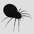 View0.jpg Black Widow Spider 3D Model