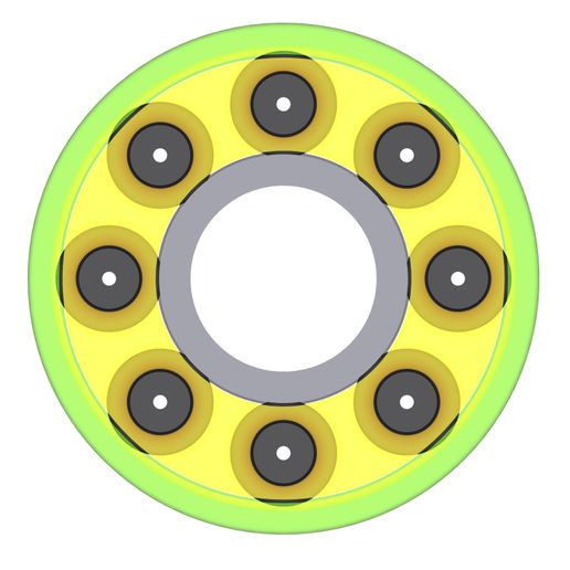48D35310-26E7-48D0-978E-D02119B8D2E1.jpeg Roulement à billes de haute qualité Impression 3D en place