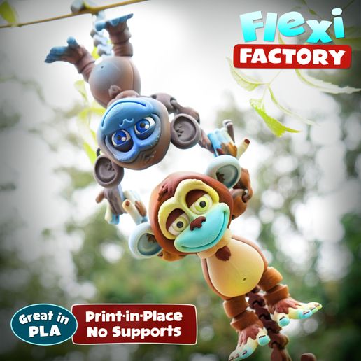 激安 with Monkey Factory Flexi 🧑‍🏭 Tree 3mf Banana: and 小物入れ