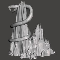Snake Montain.jpg Free 3D file Snake Mountain motu・3D printing design to download