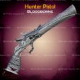 3.jpg Hunter Pistol Cosplay Bloodborne - STL File 3D print model