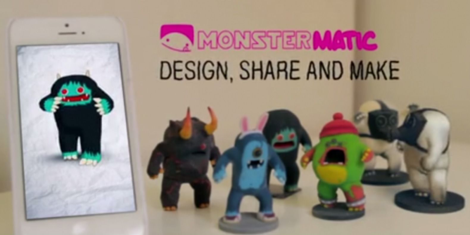 Monstermatic, monsters to customize and print in 3D