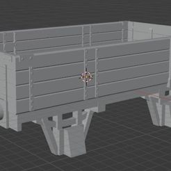 D-Wagon-NSWGR-N-Scale.jpg STL file NSWGR D Wagon. N Scale・3D printer design to download