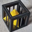20210801_182716.jpg STL-Datei "Tetraeder im Gitter" Rätsel kostenlos・3D-druckbares Objekt zum herunterladen