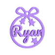 ryan.stl 5 x Райан, рождественское украшение