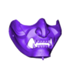 GhostMaskUVed.obj Descargar archivo OBJ GHOST OF TSUSHIMA - Ghost Mask - Fan art cosplay 3D print • Diseño para imprimir en 3D, 3DCraftsman