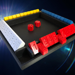 IMG_00.png Free STL file Shut The Box - Family Math Game・3D printable model to download
