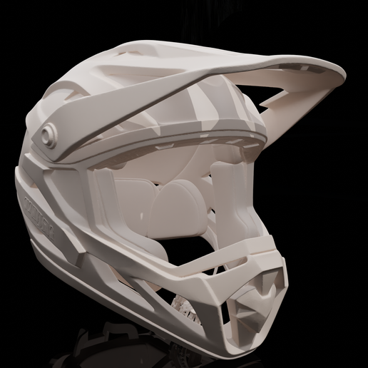 Mountain Biking Helmet STL | MTB Sports Helmet 3D Print Model
