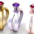 2.png Luxury Solitaire Gemstone Ring
