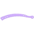 handle bottom whole R.stl Free STL file CS:GO Butterfly Knife (No Screws Needed) - Balisong trainer・3D print object to download