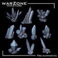 main.jpg 10 Crystals Basing Bits - Complemento de base para wargames
