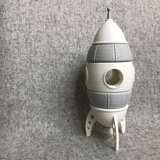 MR-1f.jpg Download STL file MR-1 (Modular Rocket) • 3D printing design, Willumsen