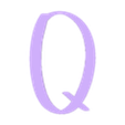 Q.stl BARBIE Letters and Numbers | Logo