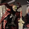 Spawn-Kopfskulptur für Actionfiguren