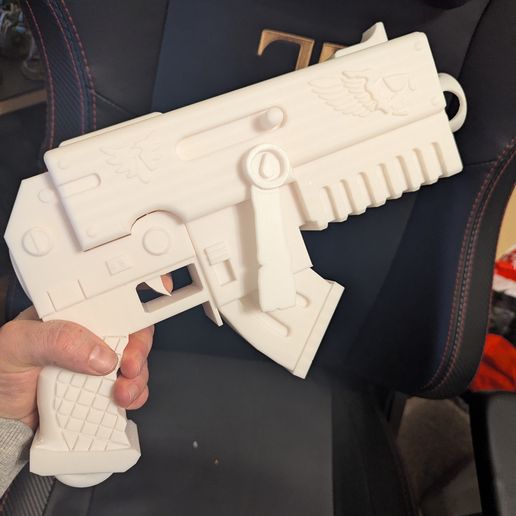 3D printer Blood Angels V1 Inspired Bolt Pistol Life Size • made with ...