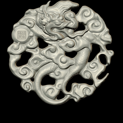 Long phù _ dragon 3D model