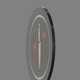 s1.png KT Knife- Mens- Comedy- Podcast- Live- Kill Toni Coaster- Hinchliffe Notes Special 3d Printable Coaster- STL File- Large Coaster