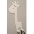 20160127_182129.jpg Archivo STL Giraffe - wall clothes hanger・Modelo de impresión 3D para descargar
