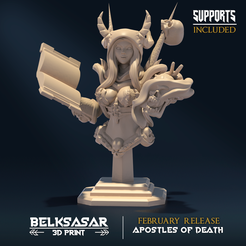 01.png Archivo STL Bust Apostle of Death・Diseño imprimible en 3D para descargar