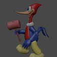 PICA-PAU-4.png Woody Woodpecker Articulated 1940s