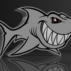 1.png Fichier 3D Lampe requin V2・Design pour impression 3D à télécharger