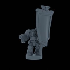 itsb.jpg Free STL file INDOMITABLE TERMINATOR STANDARD BEARER - 6-8MM (REMIX)・3D printer model to download
