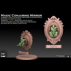 kappa-front-mirror-insta-promo.jpg Archivo 3D Espejo mágico Conjurador Versión Kappa・Objeto imprimible en 3D para descargar