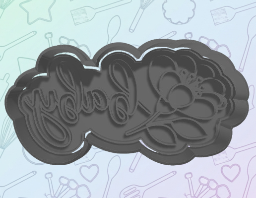 Script Baby Cookie Cutter