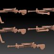 degtyarevs-lineup3b.jpg Degtyarov DP-27 Light Machine Gun
