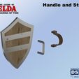 y THE LEGEND OF ) ian dl Pa ind Strap PELDA : OCARINA OF TIME Designed by DSNME 6) nerd_maker_engineer Hylian Shield from Zelda Ocarina of Time - Life Size