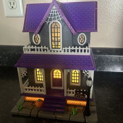 DIORAMA ILLUMINÉ D'HALLOWEEN ! LA MAISON HANTÉE !