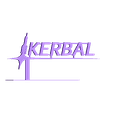 kerbal-Logo-Stand.stl Kerbal Space Program Logo
