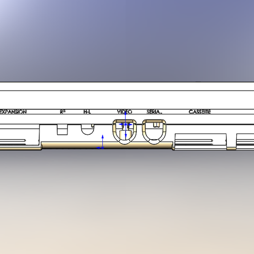 vp3.png Modèle d'impression 3d du boîtier du Commodore 64 Breadbin