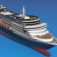1.jpg Cunard Queen Victoria cruise ship 1:450 model kit