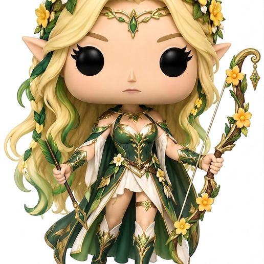Anime - C Elariel Sylvarune Funko 3d Model