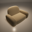 Image1_000.png Miniature single sofa (1:12, 1:16, 1:1)