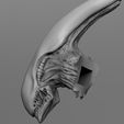 Alien-Smoking.48.1.jpg Alien Xenomorph Smoking Joint Tabaco Cigar 3D Print