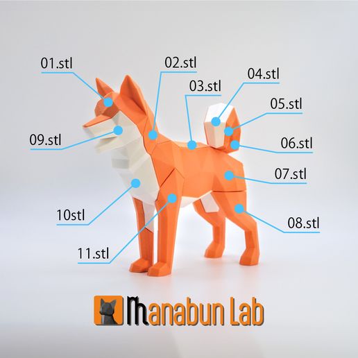 7_Low_Poly_Shiba_inu_Puzzle.jpg 🐕Low Poly Shiba Inu Puzzle