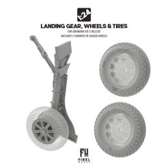 Landing-Gear.jpg F6F-5 Hellcat Landing Gear, Tires & Wheels